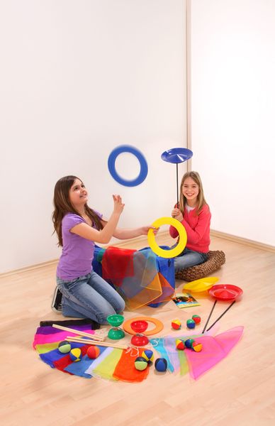 spielzeug, jonglage, hanteln, farben, ohne marken