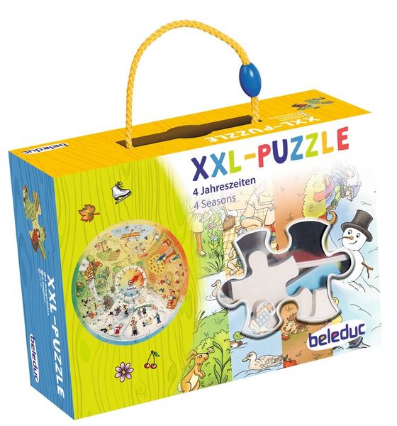 XXL-Puzzle, Puzzle, 4 Jahreszeiten, Puzzle, Bildungsstück