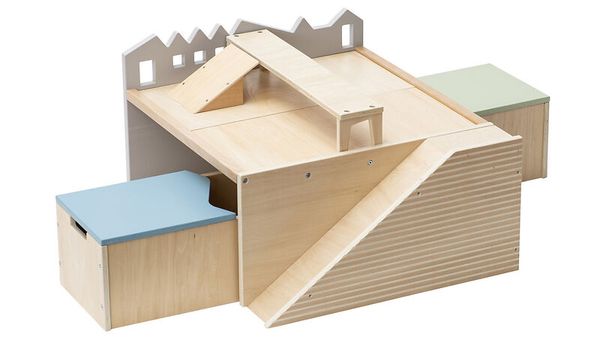 Betzold Bodenspieltisch mit Sitzbänken