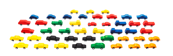 DUSYMA Mini-Autos, 45-teiliges Set