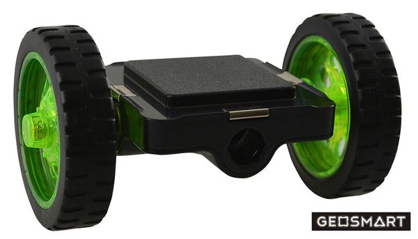 RC-Auto, Radachse, Gummireifen, grüne Räder, Sensorsmodul