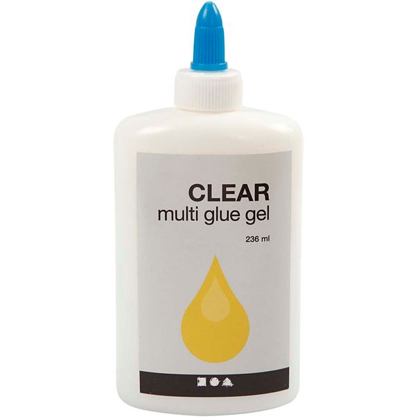 kleber, mehrfachkleber, klebergel, transparenter kleber, 236 ml