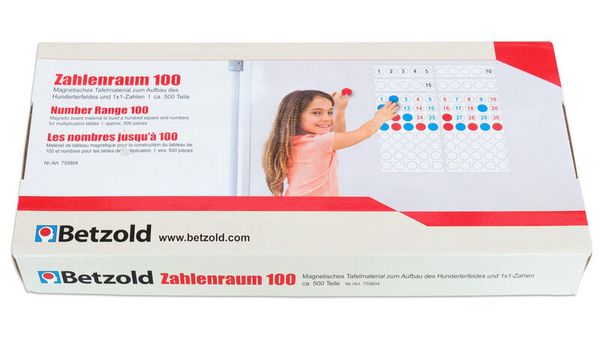 BETZOLD Zahlenraum bis 100, magnetisches Tafelmaterial