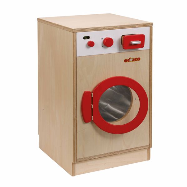 kinderspielzeug, kinderküche, holz, spielzeug-gerät, rotes-rahmen