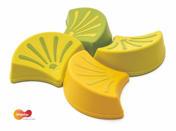 Silikonform, Kuchenform, Fruchtform, Gelb, Grün