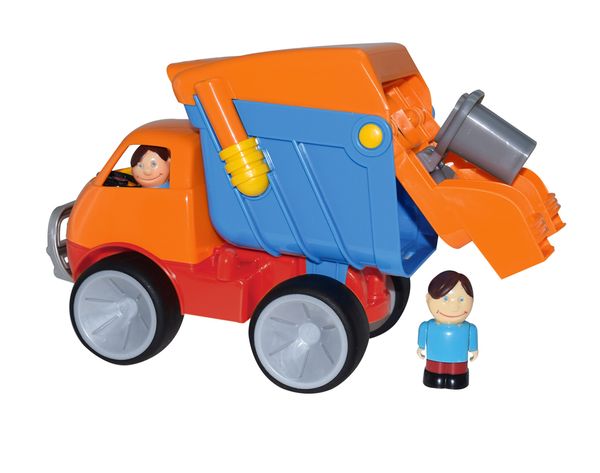 GOWI Müllauto groß, 31 x 16 x 22,5 cm, ab 1 Jahr GOWI Müllauto groß, 31 x 16 x 22,5 cm, ab 1 Jahr