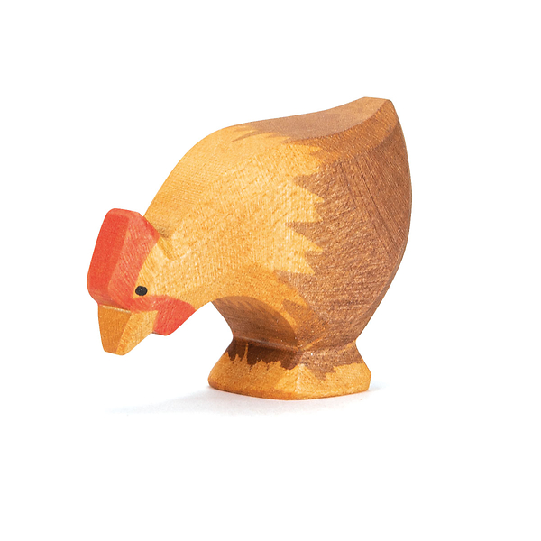 OSTHEIMER Huhn braun pickend OSTHEIMER Huhn braun pickend