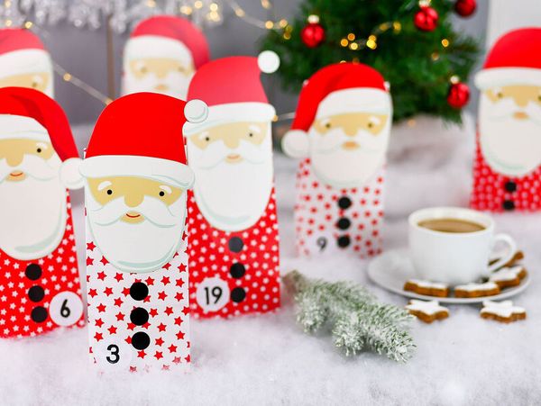 Geschenketaschen (Adventskalender) Nikolaus, 24 Tütensets (SONDERANGEBOT) Geschenketaschen (Adventskalender) Nikolaus, 24 Tütensets (SONDERANGEBOT)