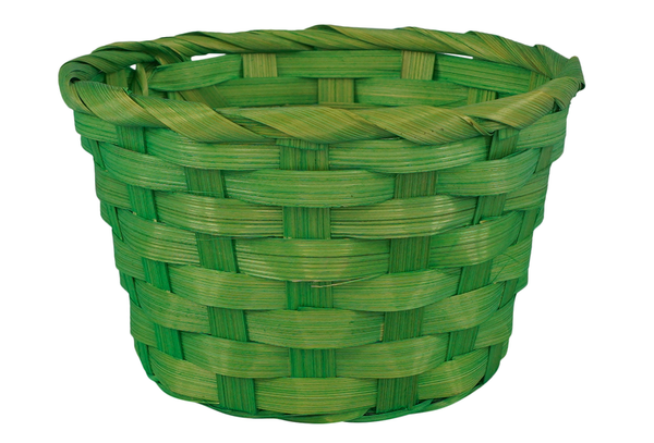 Bastkorb bunt, 6 Stück Bastkorb bunt, 6 Stück