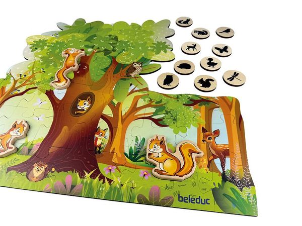 Nuki & Friends XXL Puzzle, ab 4 Jahre