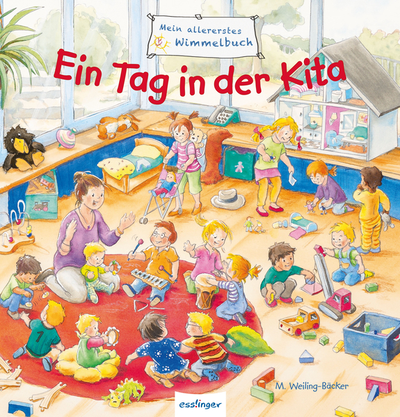 Buchpaket "Bilderbücher für die Krippe" Kindertagesstätte, Spielbereich, Person, Buch, Drinnen