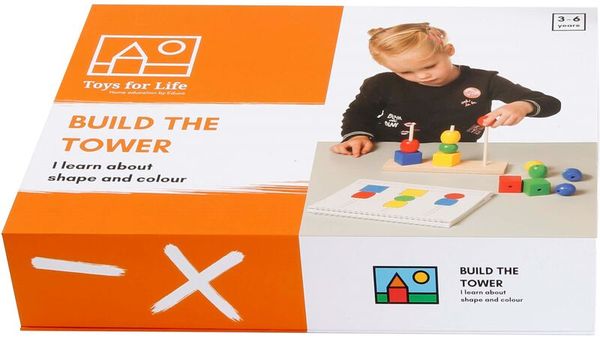 TOYS FOR LIFE build the tower - Türme bauen, ab 3 Jahre
