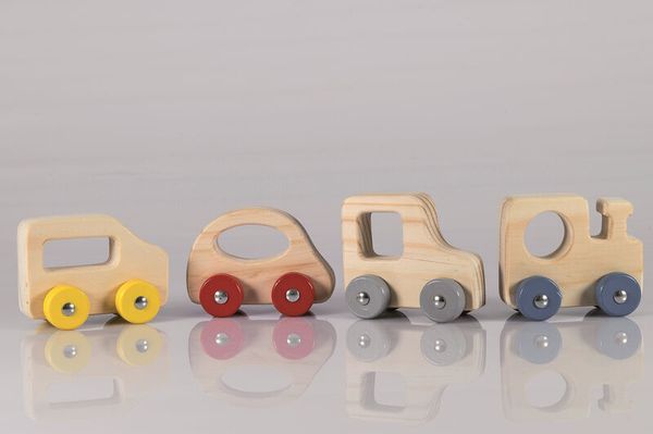 holzspielzeug, holzwagen, kinderauto, holzauto, holzspielzeug set