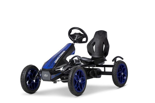 go-kart, kid kart, blue, four-wheeled, seat belt