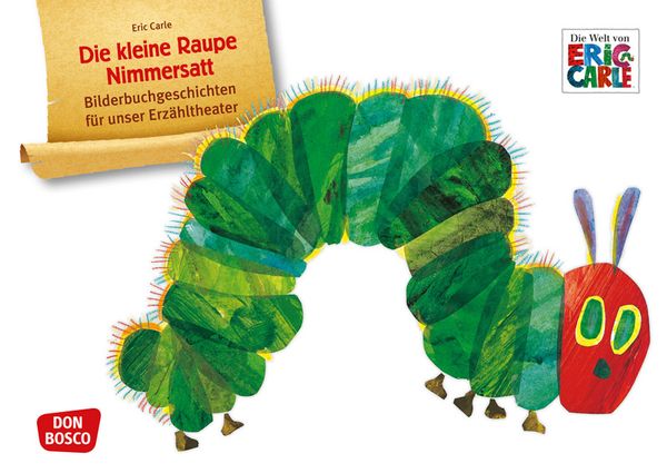 Kinderbuch, Raupe, Nimmersatt, Bilderbuch, Erzähltheater