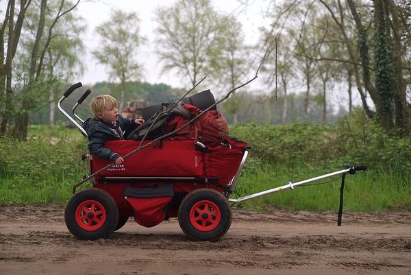 RAMBLER Krippenwagen Explorer 80, 6-Sitzer, rot