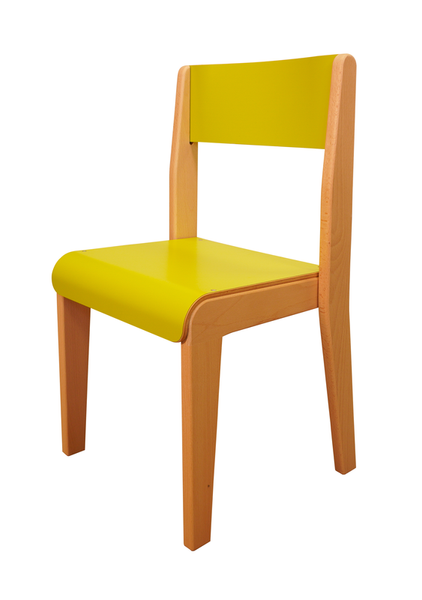 Krippen-/Kindergartenstuhl, Sitzhöhe 18 - 35 cm, versch. Farben, 1 St.