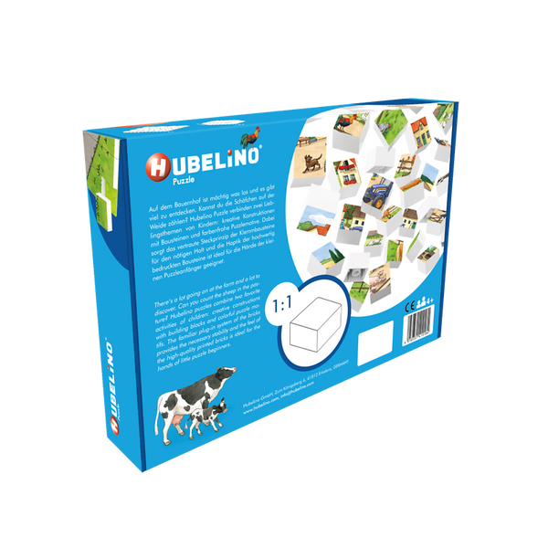 HUBELINO Puzzle Leben auf dem Bauernhof (35-teilig), ab 4 Jahre