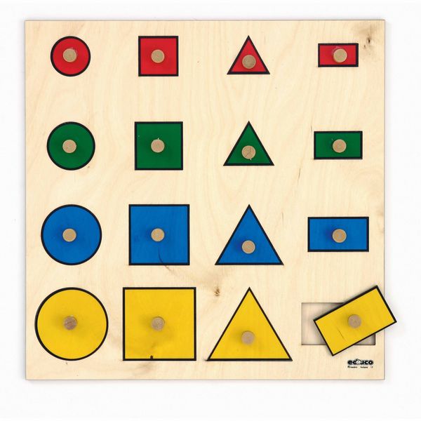 tangram, Holzbrett, bunte formen, Lernspielzeug, Geometrische Formen
