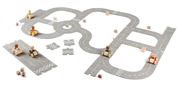 Bahnstrecke, Spielbahn, Miniature, Rennbahn, Bausteine