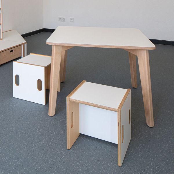 DECOR Quadratischer Tisch, 80 x 80 cm, Tischhöhe wählbar DECOR Quadratischer Tisch, 80 x 80 cm, Tischhöhe wählbar