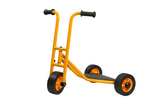 Kinderwagen, Kriech-/Scooter, Dreirad?, Roller, Gelb