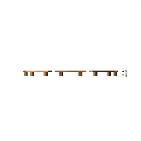 Tischplatte, Holz, Flachverlegung, Untertisch-Träger, Holzfarbend