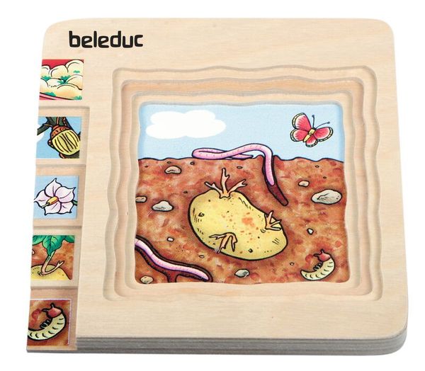 Lagen-Puzzle Kartoffel, 30 Teile, Holz, ab 4 Jahre Lagen-Puzzle Kartoffel, 30 Teile, Holz, ab 4 Jahre