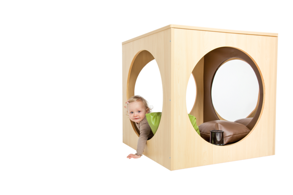 Großer Spiegelwürfel zum Spielen Großer Spiegelwürfel zum Spielen