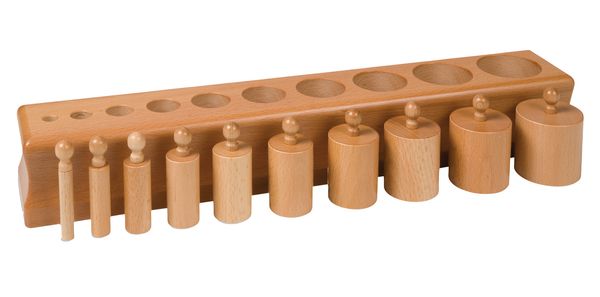 NIENHUIS MONTESSORI Block mit Zylindern, verschiedene Varianten NIENHUIS MONTESSORI Block mit Zylindern, verschiedene Varianten