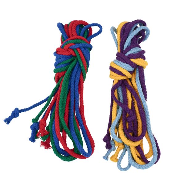 Bunte Springseile, 6 Stück Bunte Springseile, 6 Stück