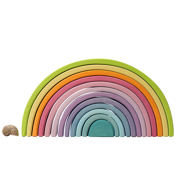 Holzregenbogen, Rainbow, Holzspielzeug, Kinderzimmer, Bunt