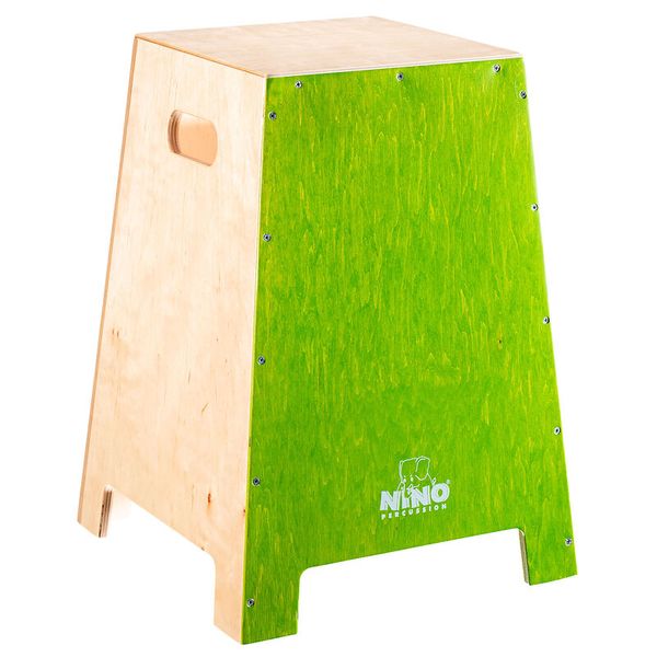 NINO® Percussion stapelbares großes Cajon, grün NINO® Percussion stapelbares großes Cajon, grün