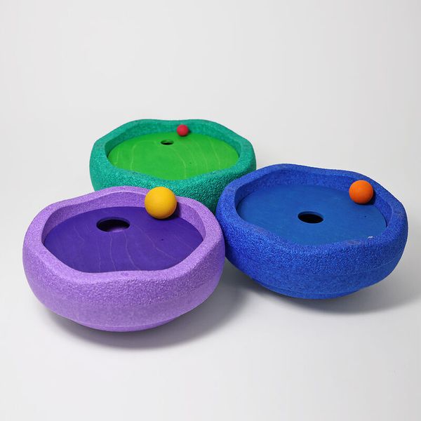 GRIMM´S x Stapelstein® Set classic, 6 Stapelsteine + 3 Kullerscheiben + 3 Holzkugeln