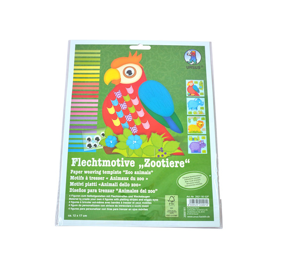 Papier, Webtemplate, Tiermotiv, Bastelset, Vogelfigur