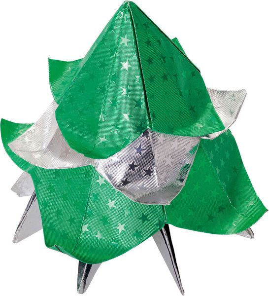 Origami Alufolie, Sternchenprägung, ø 12 cm, 50 Blatt