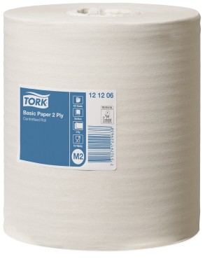 Papelrolle, Küchenrolle, Papiertuchrolle, 2-lagig, Küchenrolle 2-ply