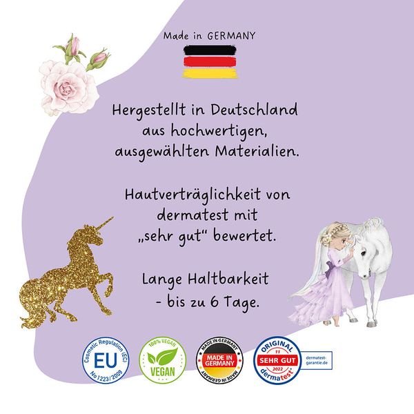 Made in Germany, hochwertige Materialien, hautverträglich, Lange Haltbarkeit, Tiermotiv