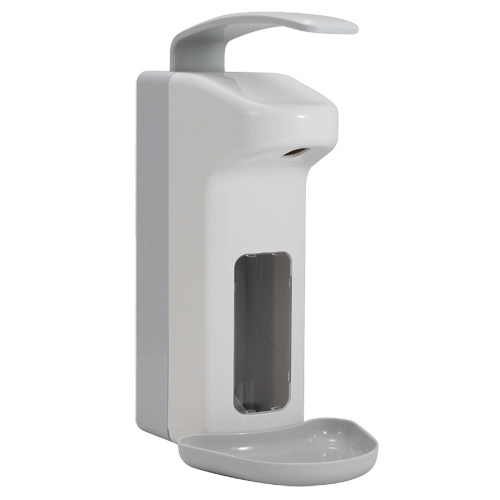 Eurospender für 500 ml Flaschen (Handdesinfektion, Seife) inkl. Auffangschale Eurospender für 500 ml Flaschen (Handdesinfektion, Seife) inkl. Auffangschale