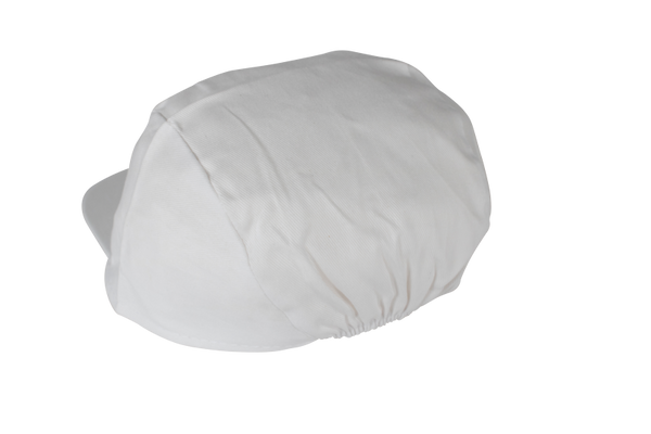 Kinder-Schirmmütze / Baseball-Cap, weiß, 4 Stück