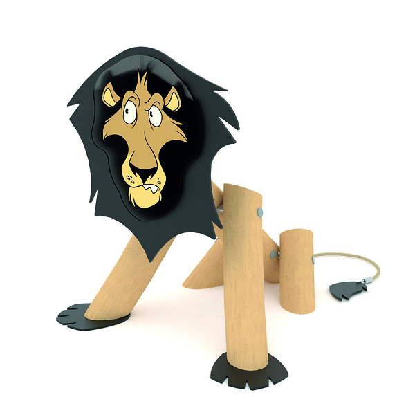 lion, holz, tier, spielzeug, lampe