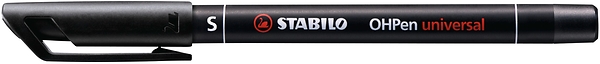 STABILO permanent Folienschreiber 0,4mm, farbig sortiert, 4 Stück