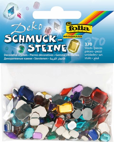 FOLIA Schmucksteine Set 2, 865 Stück FOLIA Schmucksteine Set 2, 865 Stück
