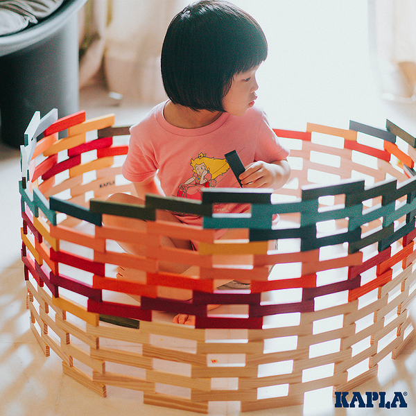 KAPLA 100er Kasten Octocolor, mehrfarbig