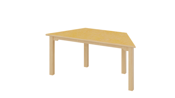 Esstisch, Holz, Naturfarben, Rechteckige Tischplatte, Vier Beine