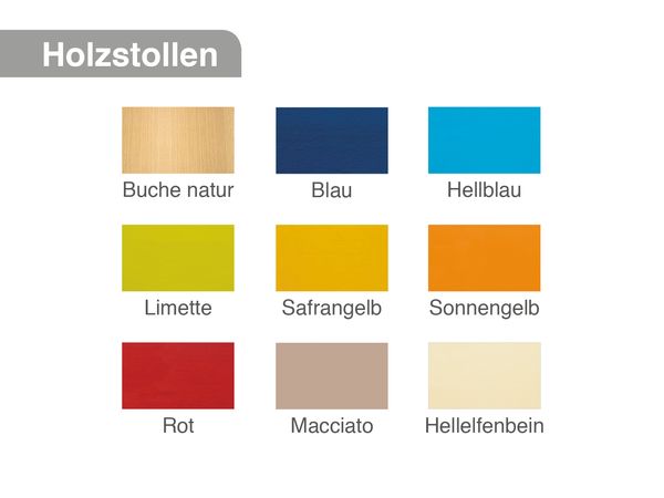 Holztönen, Buche natur, Farbpalette, Holzfarben, Farbstich