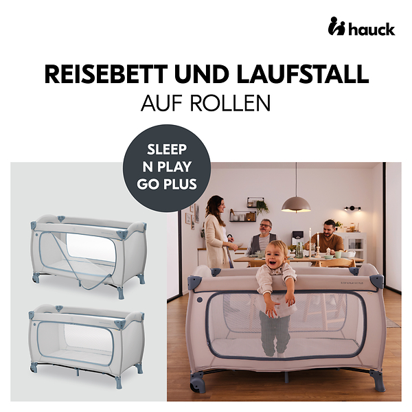 HAUCK Reisebett - Sleep N Play Go Plus - Dusty Blue