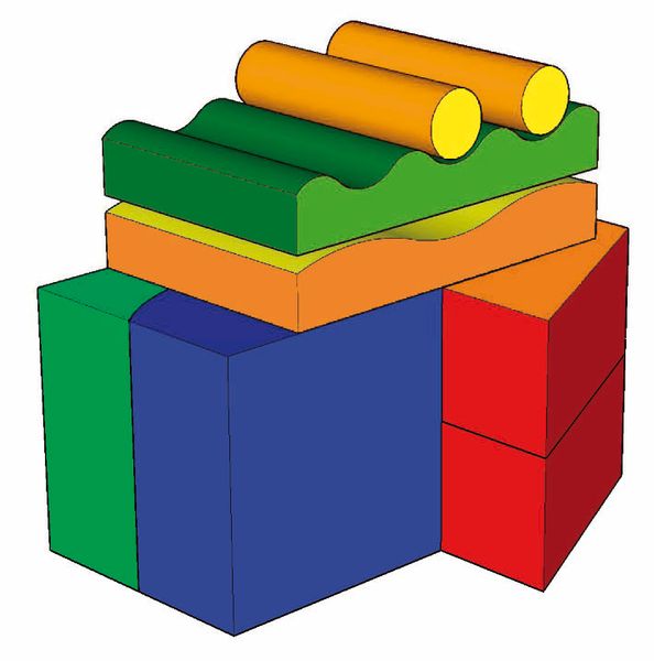 BÄNFER Baumodul MEDI, 9 Teile BÄNFER Baumodul MEDI, 9 Teile