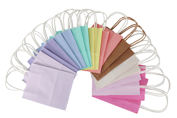 FOLIA Papiertüten S, farbig sortiert TREND, 20 Stück