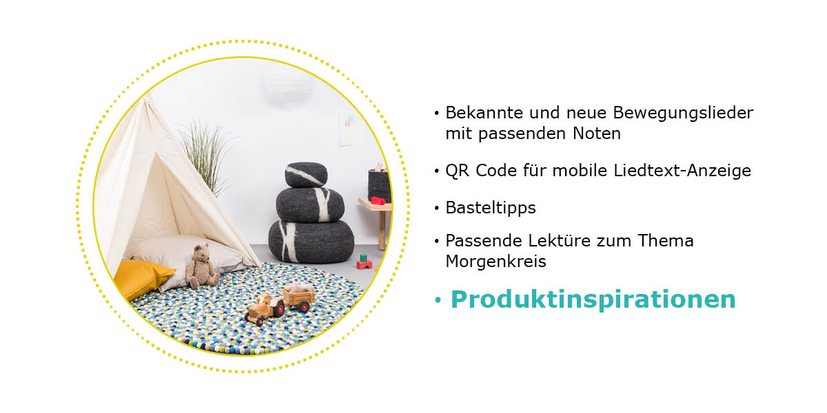 Morgenkreisheft mit Produktinspirationen